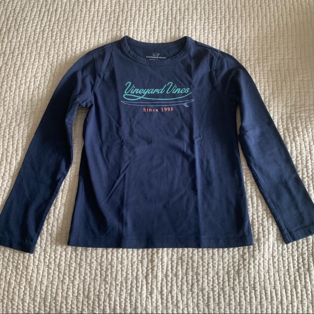 Vineyard Vines Kid's Logo Long Sleeve